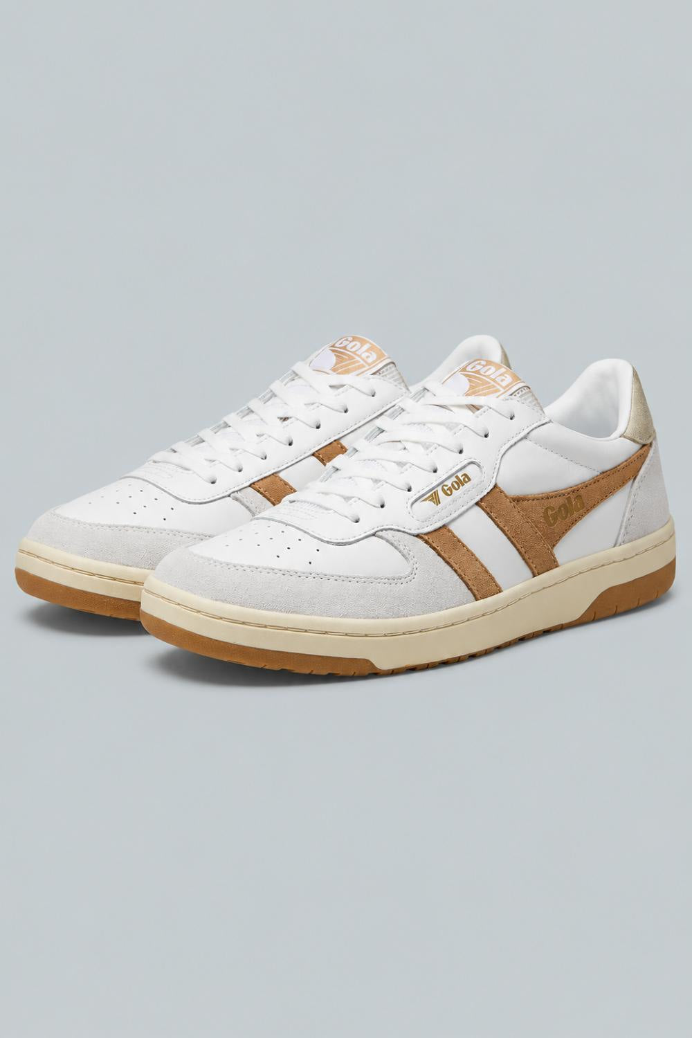 Women’s Hawk Sneakers - White/Light Caramel - 9.5 - Sneaker