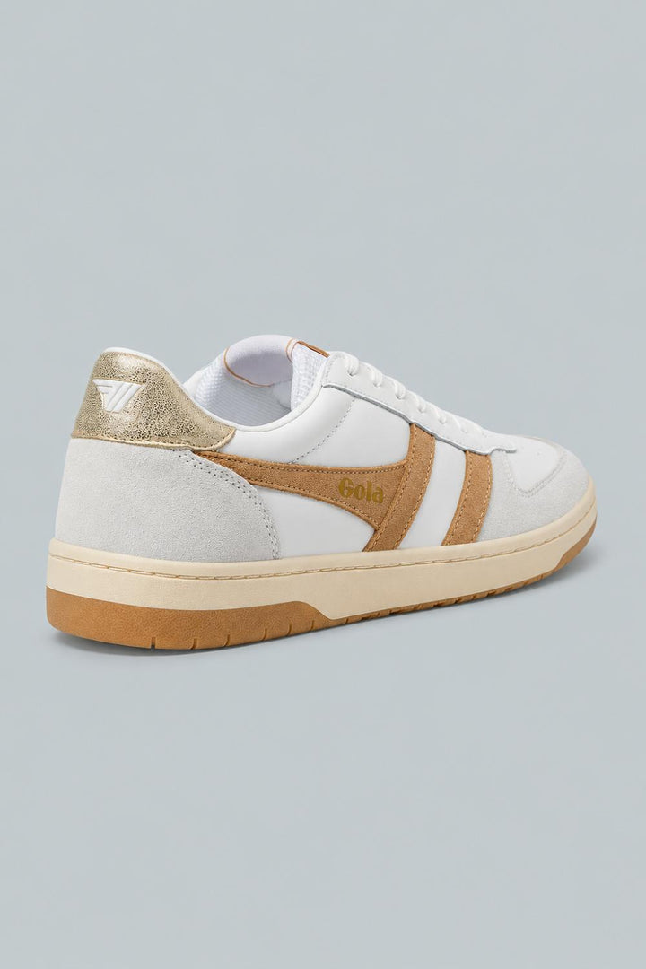 Women’s Hawk Sneakers - White/Light Caramel - 9.5 - Sneaker
