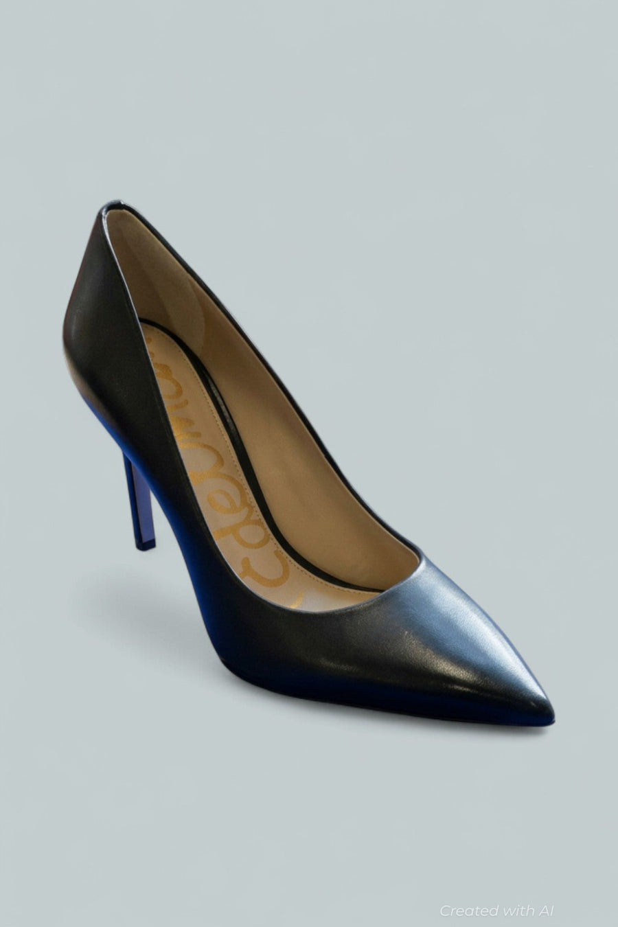 Women’s Hazel Leather Pumps - Black Leather - Heels