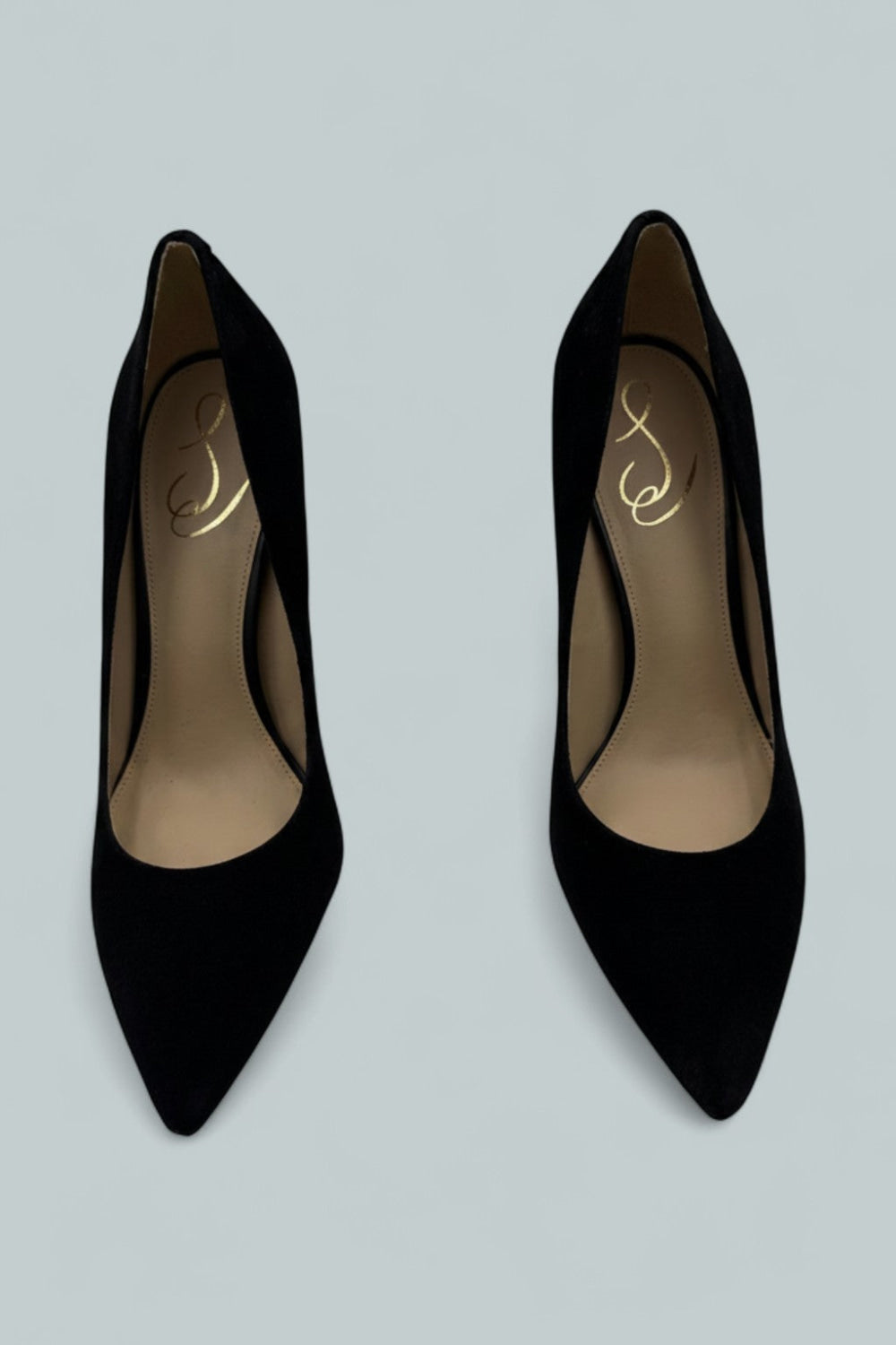 Women’s Hazel Leather Pumps - Black Suede - Stiletto
