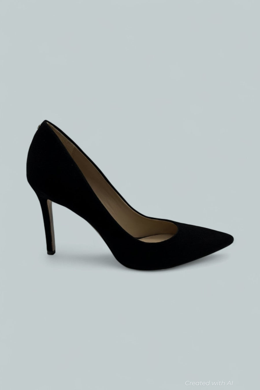 Women’s Hazel Leather Pumps - Black Suede - Stiletto