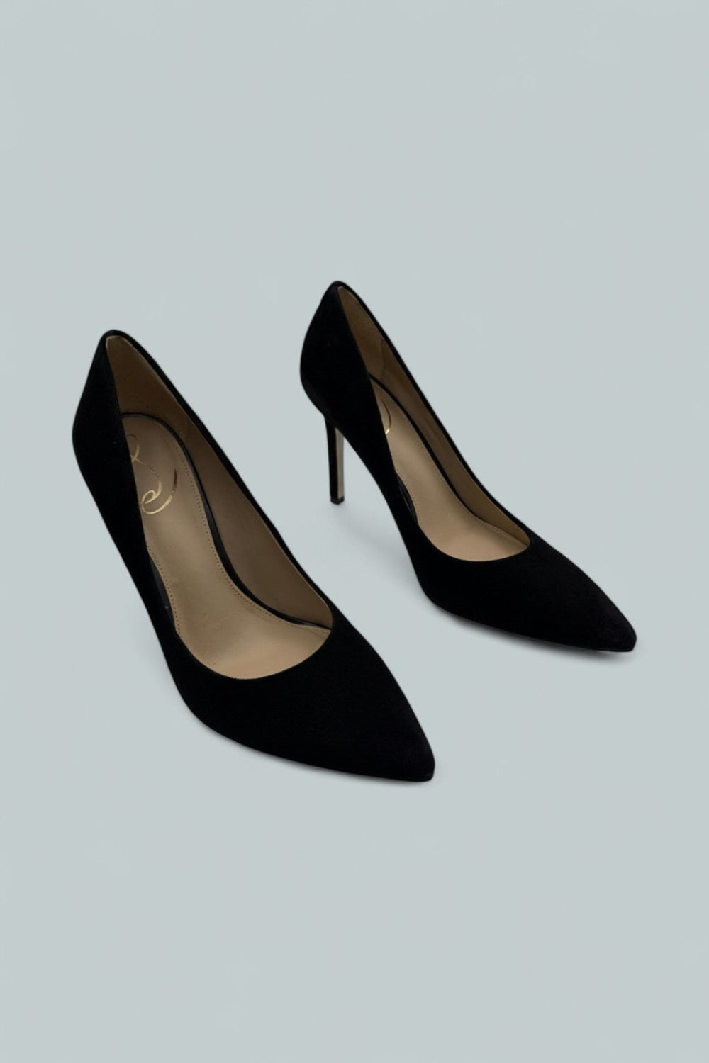 Women’s Hazel Leather Pumps - Black Suede - Stiletto