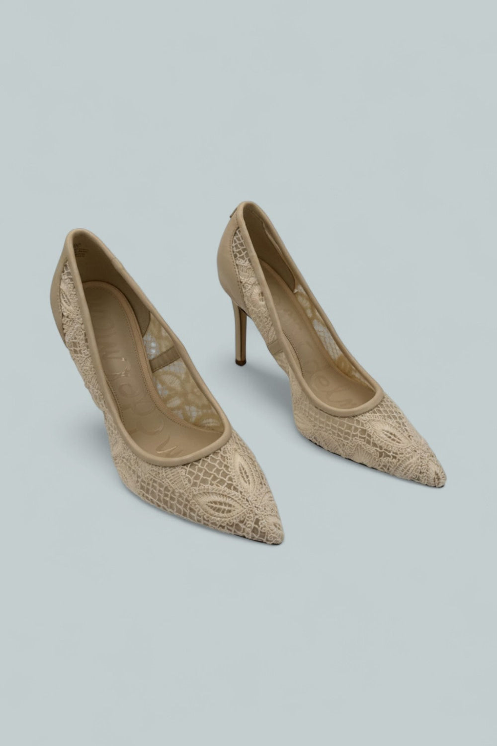 Women’s Hazel Mesh 3 Pointed Pumps - Warm Ivory - 6 - Sandal