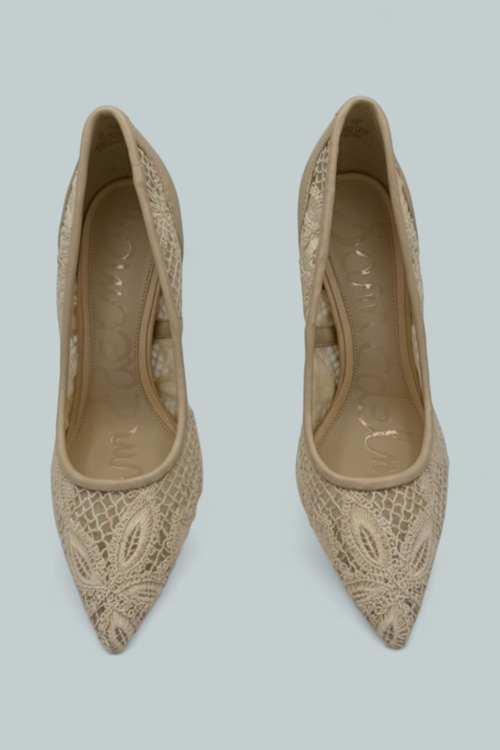 Women’s Hazel Mesh 3 Pointed Pumps - Warm Ivory - 6 - Sandal