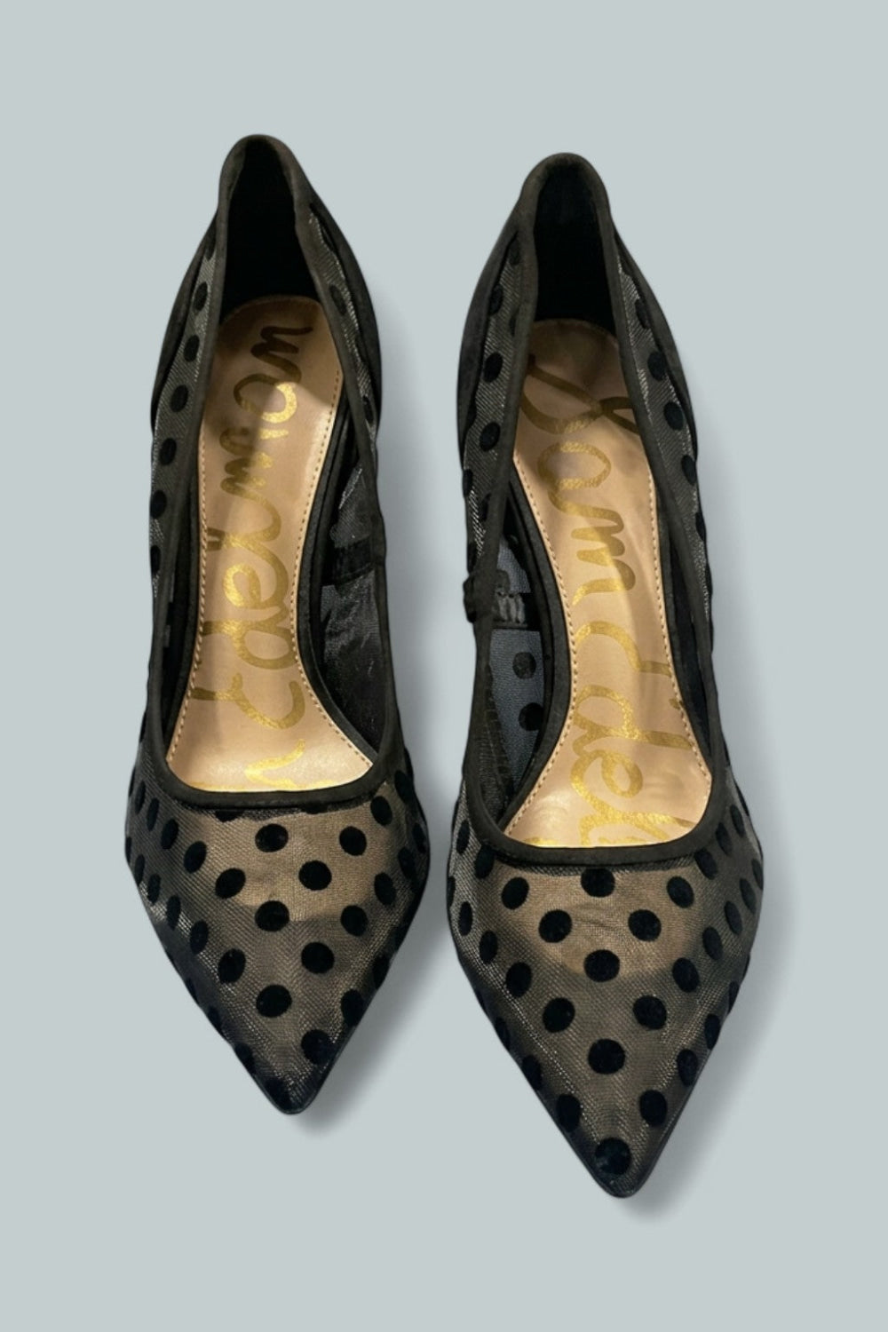 Women’s Hazel Mesh Pointed Pumps - Black - 8.5 - Heels