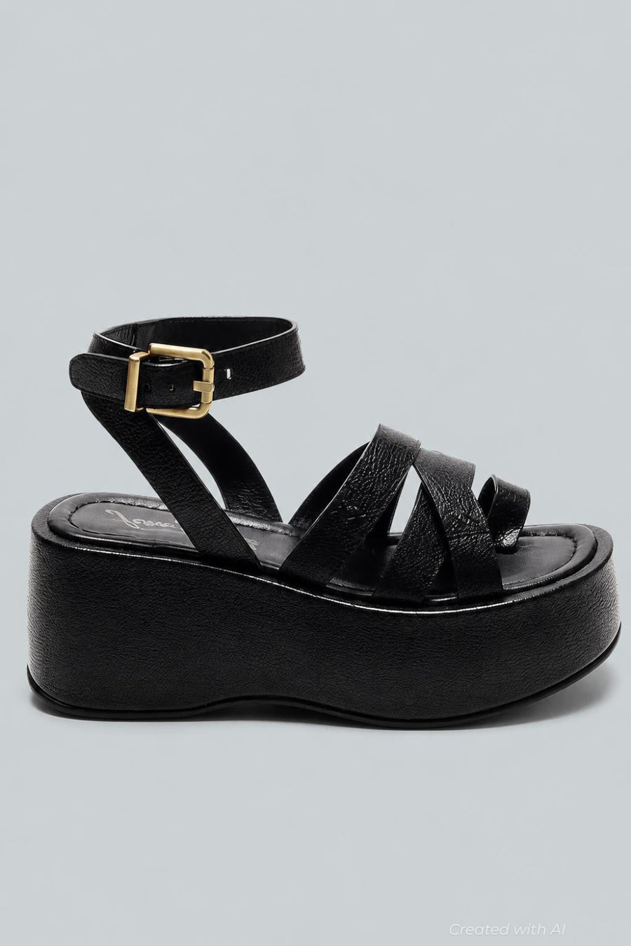 Women’s Hazel Platform Sandals - Black - 9 - Sandals