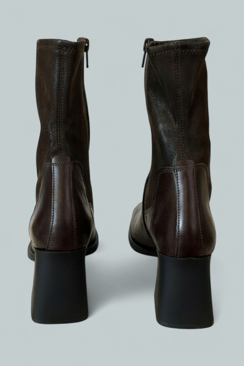 Women’s Hedda Square Toe Ankle Boots - Chocolate - 9 US / 39 EU - Bootie