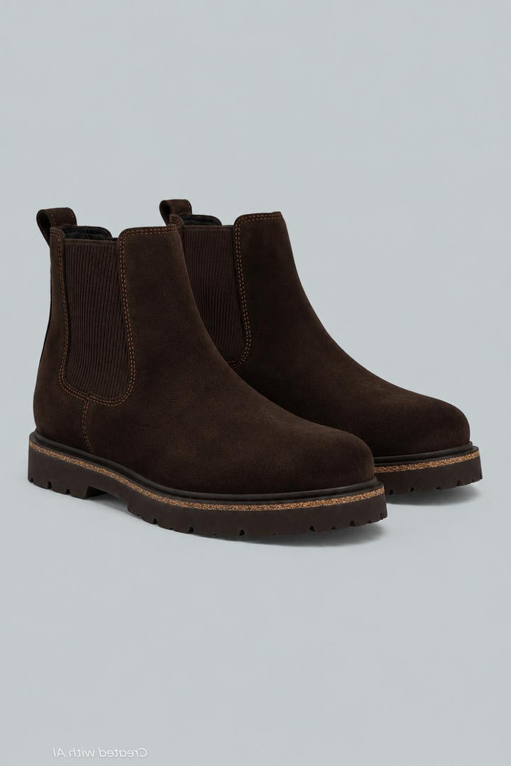 Highwood Slip-On Deep Blue Women’s Shoes - Mocha - EU 40 US WOMENS 9 9.5 REGULAR - Boots