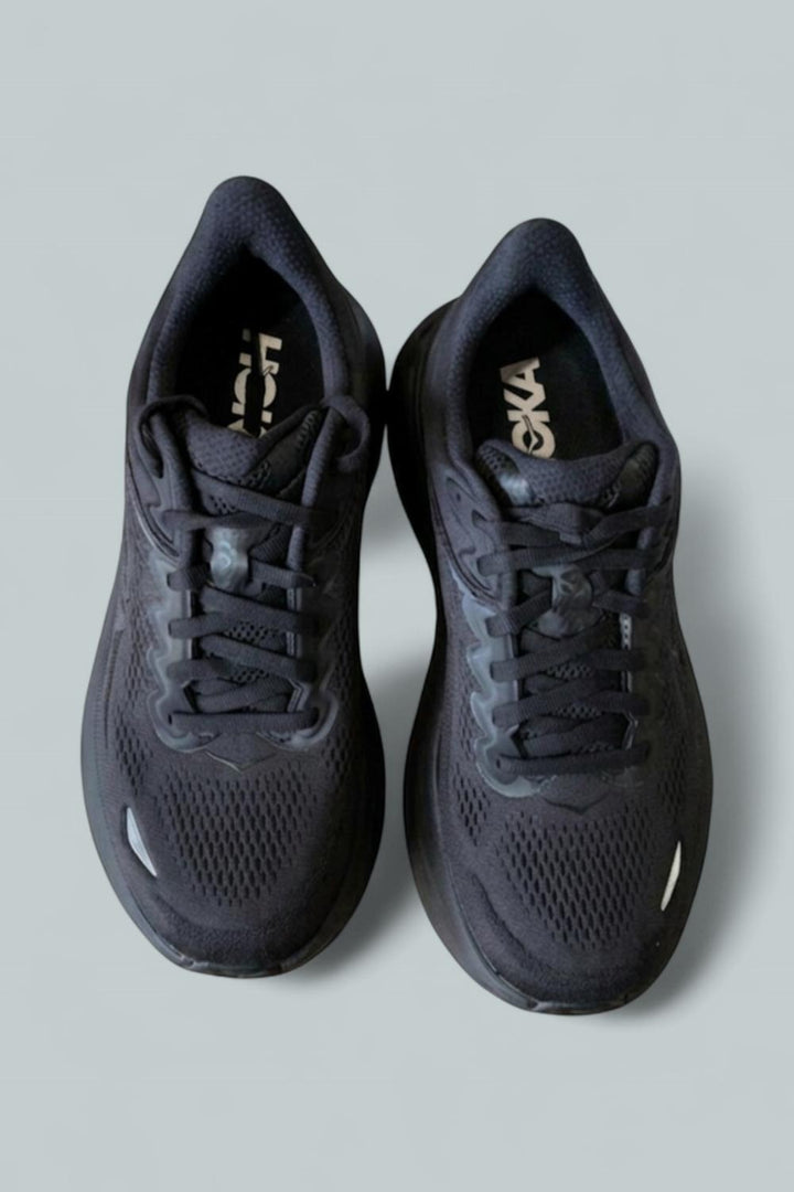 Women’s HOKA Bondi Running Shoes - Black/Black - 7 - Sneaker