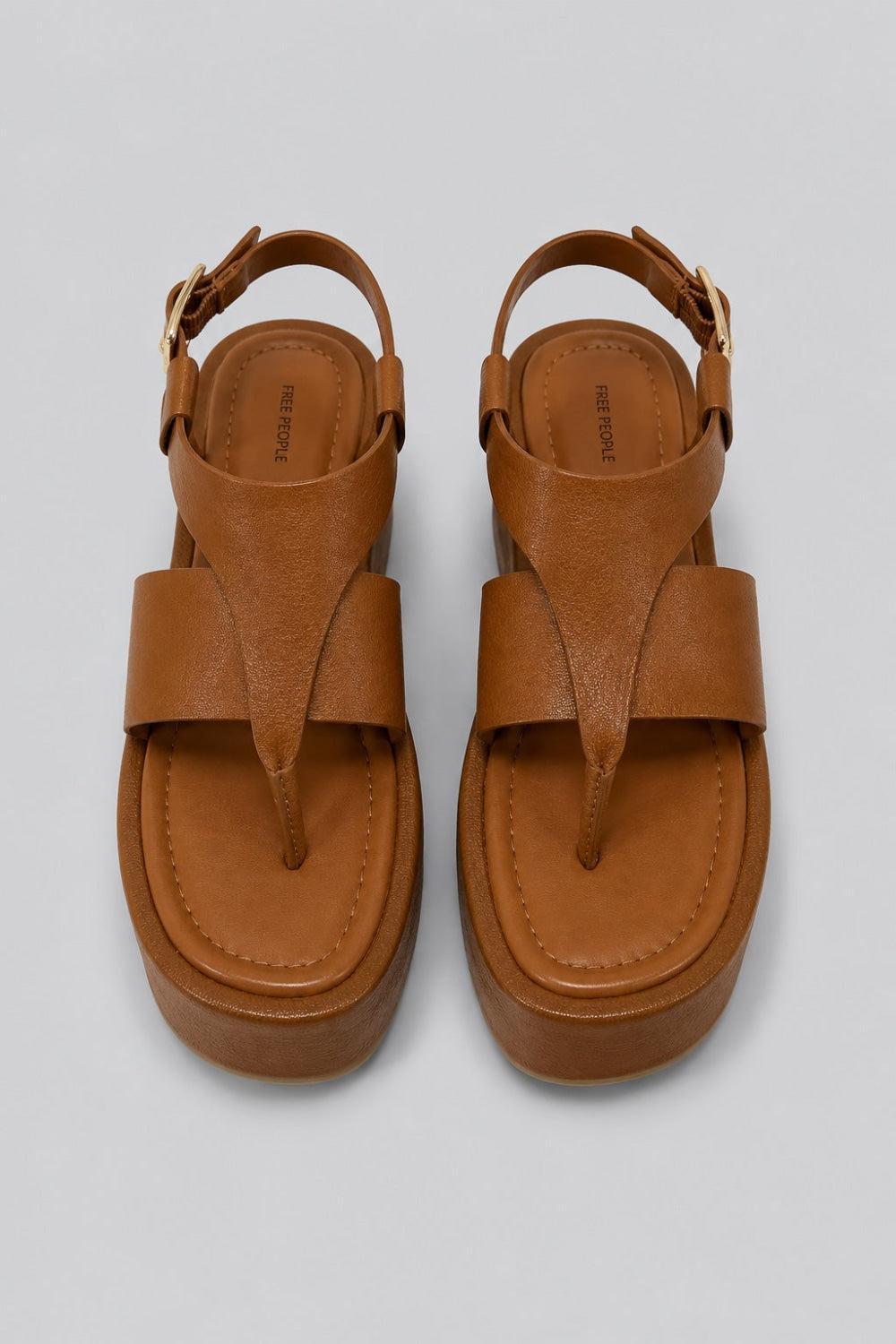 Women’s Hold Platform Sandals - Cognac - Sandals