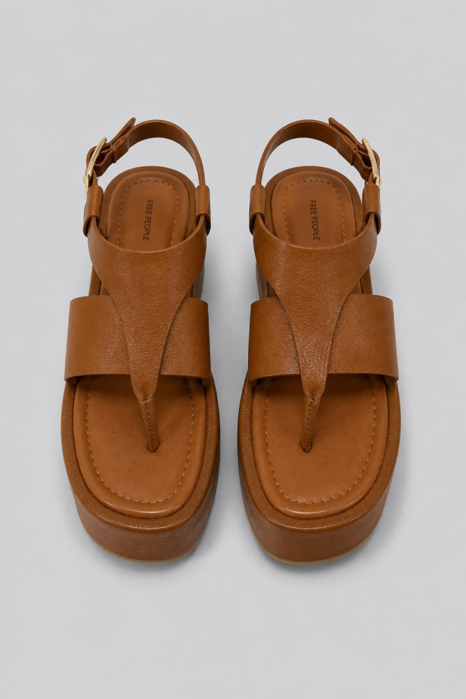 Women’s Hold Platform Sandals - Cognac - Sandals