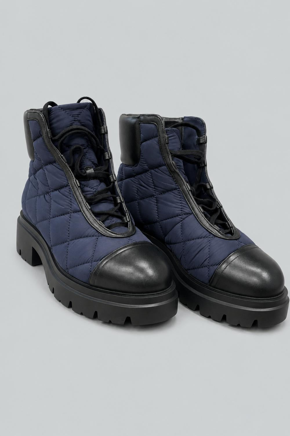 Women’s Hudson Quilted Boots - Black - 7 - Boots
