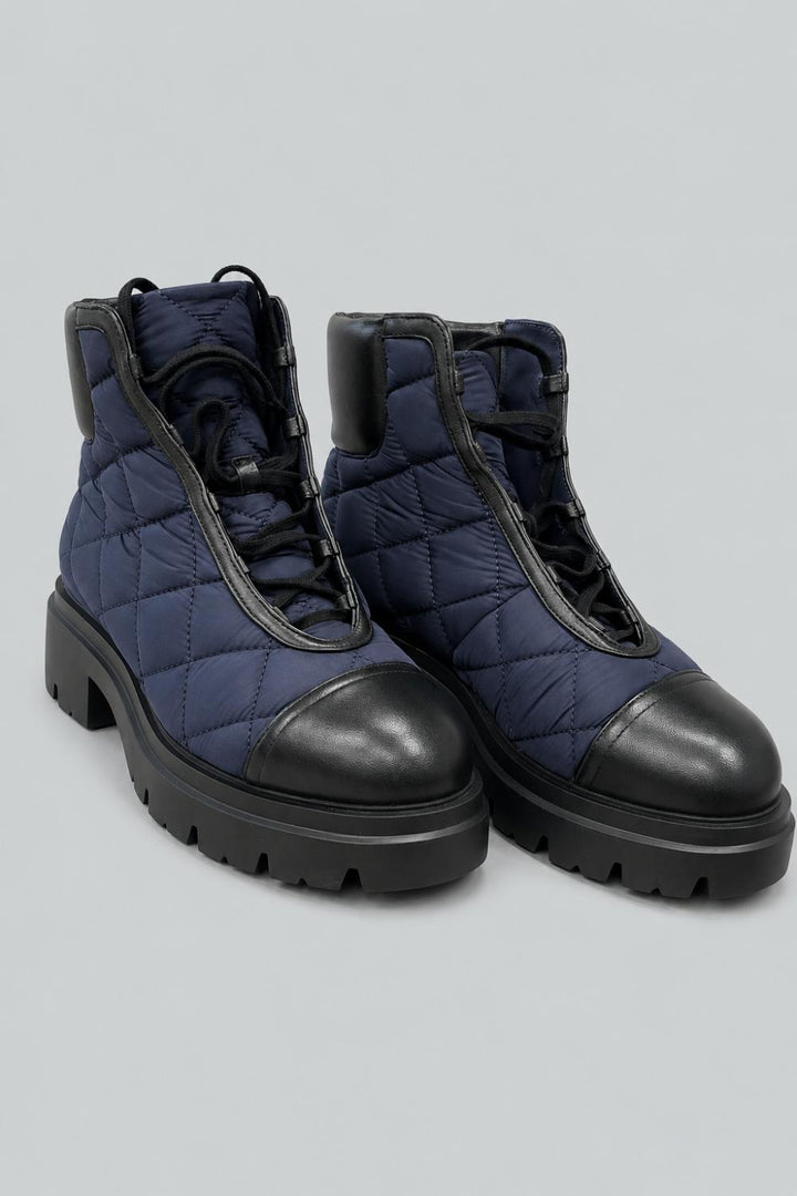 Women’s Hudson Quilted Boots - Black - 7 - Boots