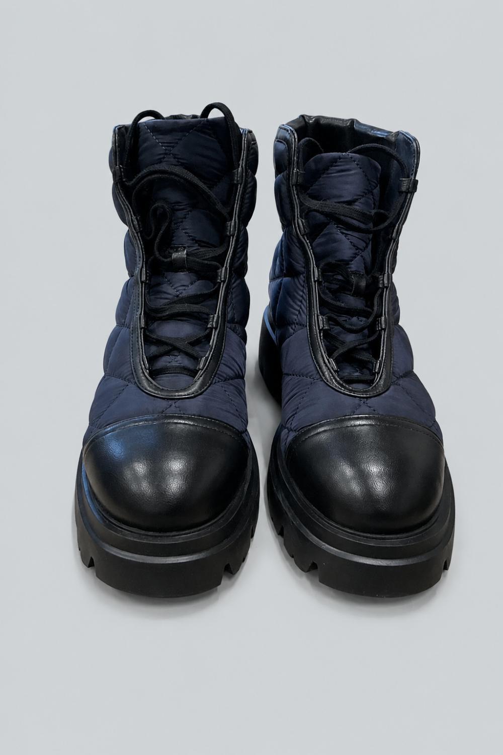 Women’s Hudson Quilted Boots - Black - 7 - Boots