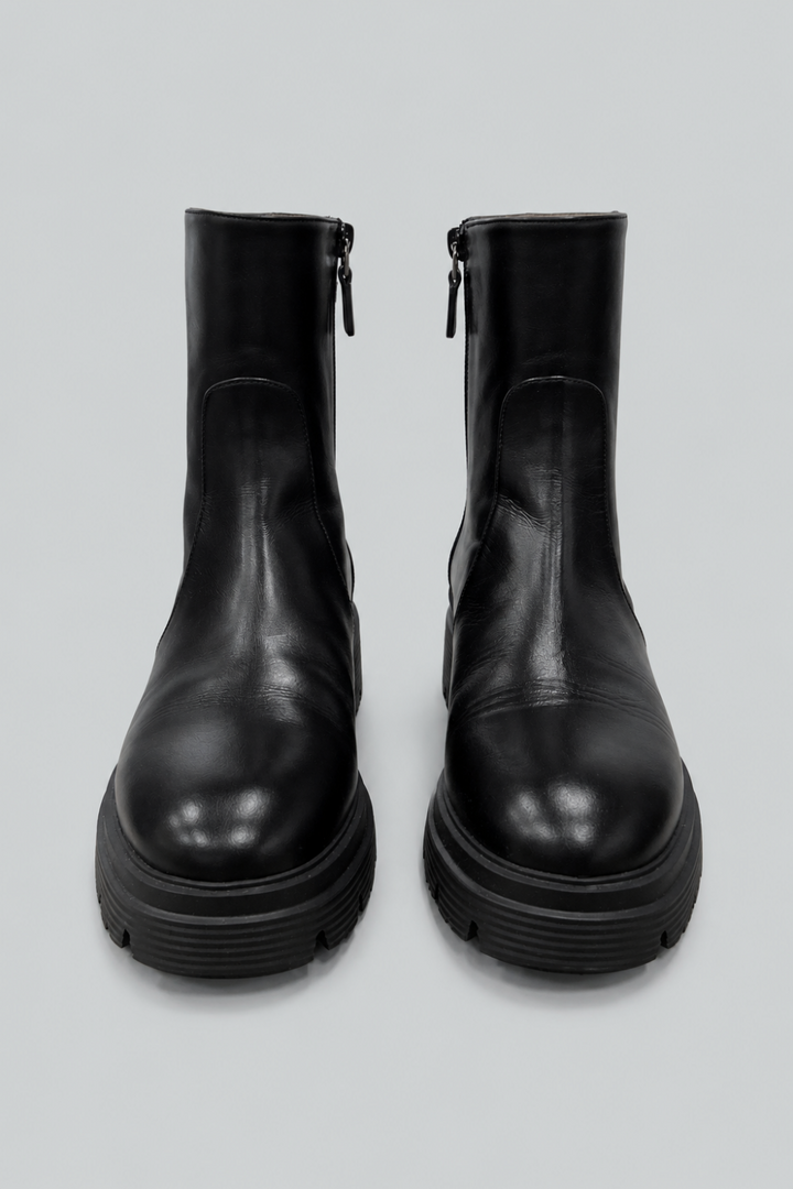 Women’s Husdon Lite Zip Booties - Black Leather - Bootie