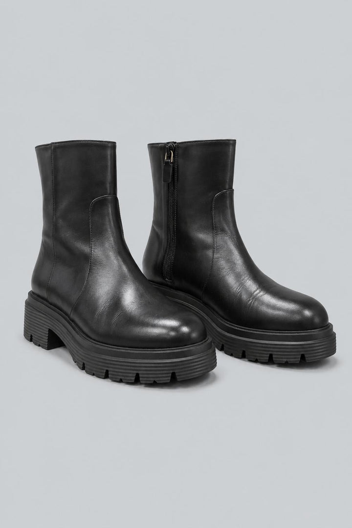 Women’s Husdon Lite Zip Booties - Black Leather - Bootie
