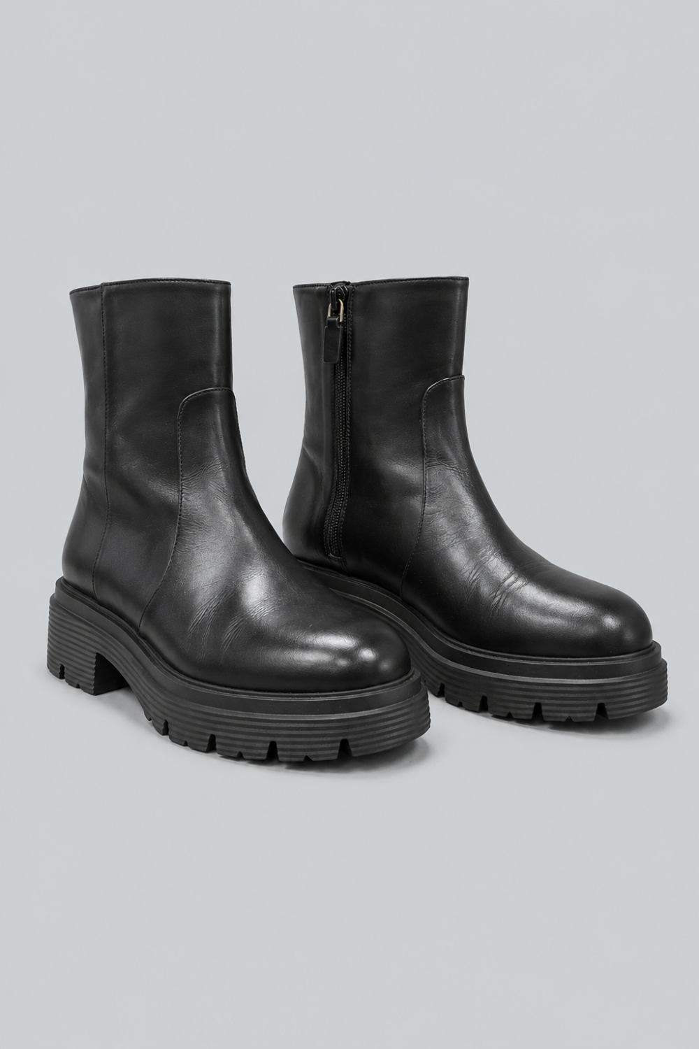 Women’s Husdon Lite Zip Booties - Black Leather - Bootie