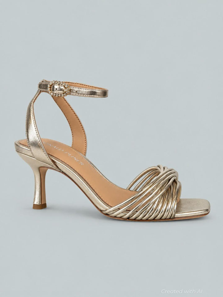 Women’s Ilya Leather Dress Sandals - Platinum - Sandals