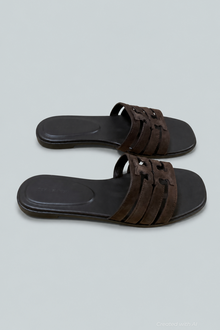 Women’s Ines Slide - Dark Cocoa - 8 - Sandal