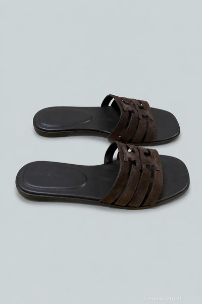 Women’s Ines Slide - Dark Cocoa - 8 - Sandal