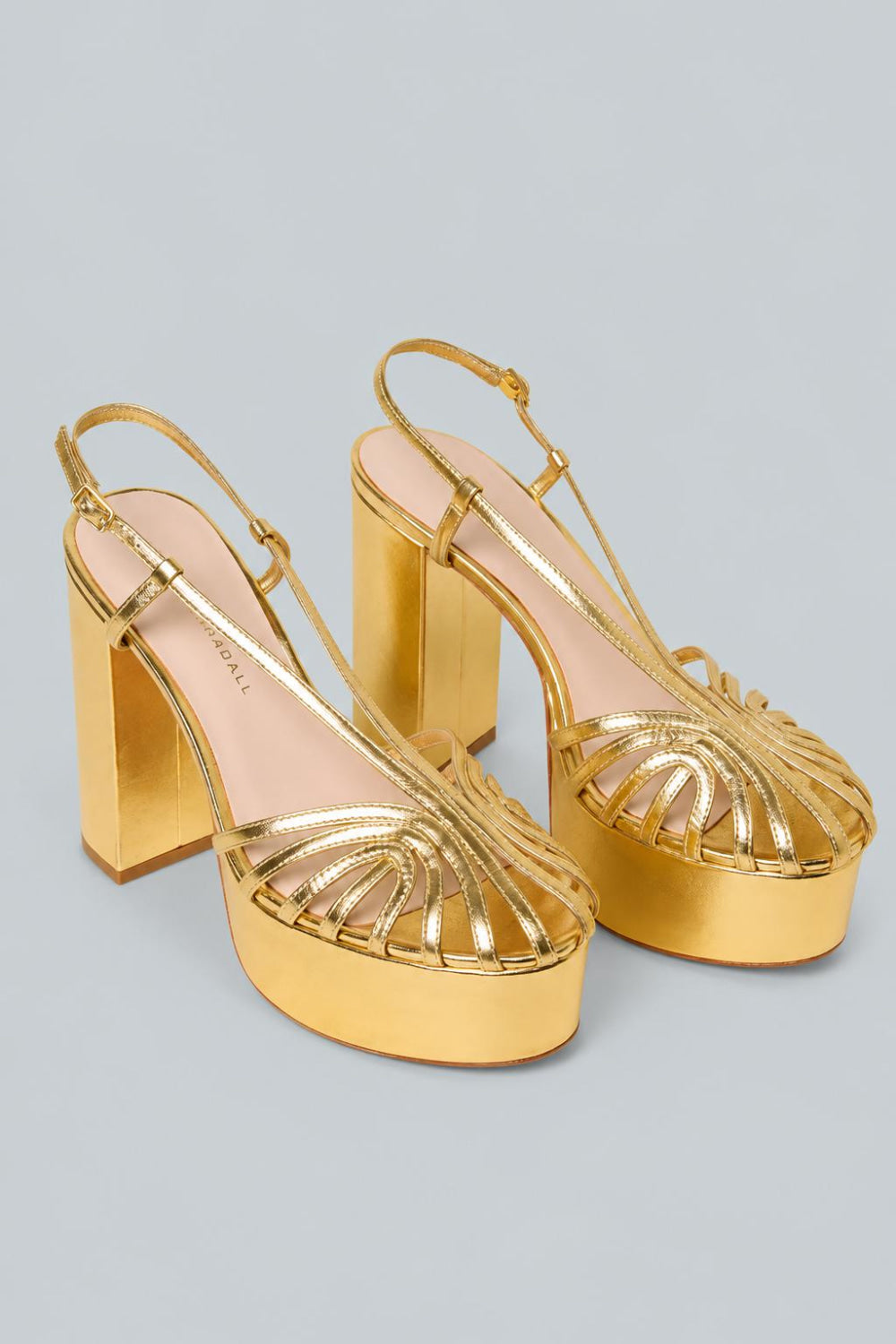 Women’s Isabella Platform Sandals - Gold - 8 - Sandals