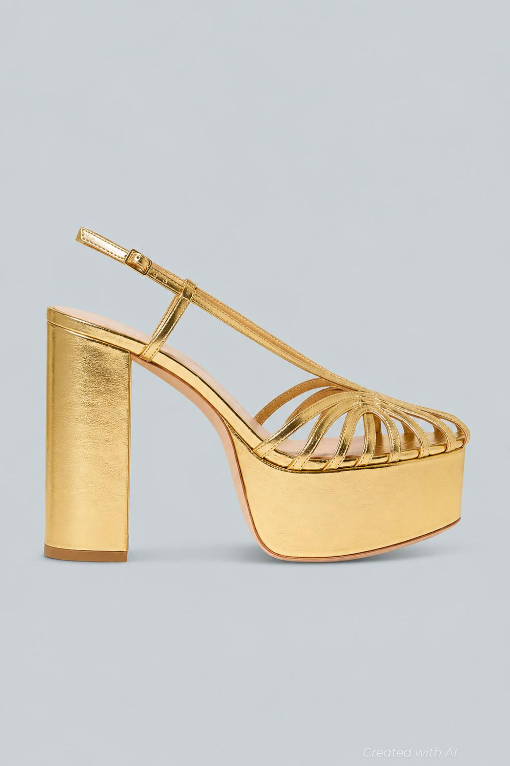 Women’s Isabella Platform Sandals - Gold - 8 - Sandals