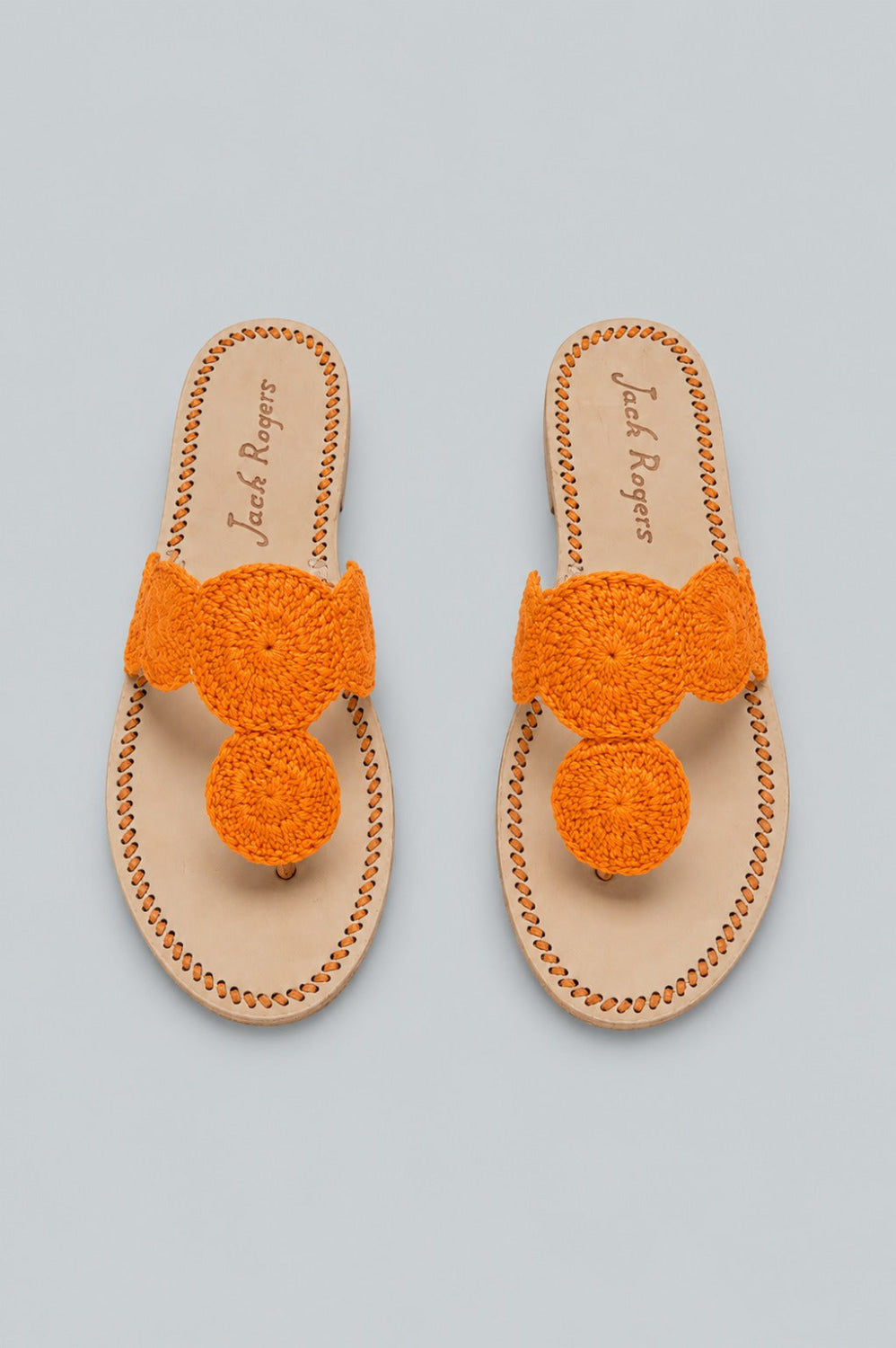 Women’s Jacks Crochet Sandals - Apricot - 8.5 - Sandals