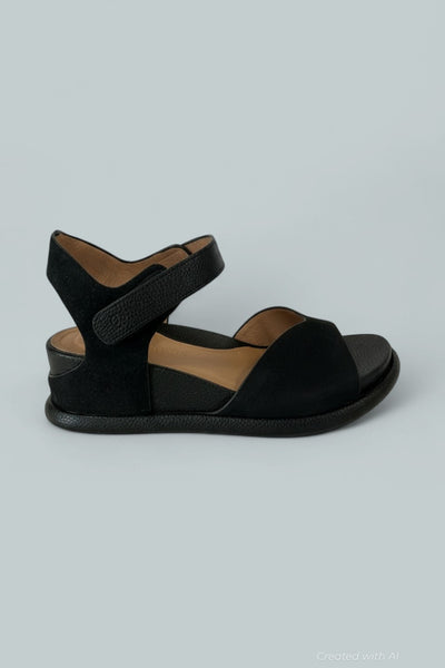 Women’s Jalleen Sandals - Black Nubuck - 7.5 - Sandals