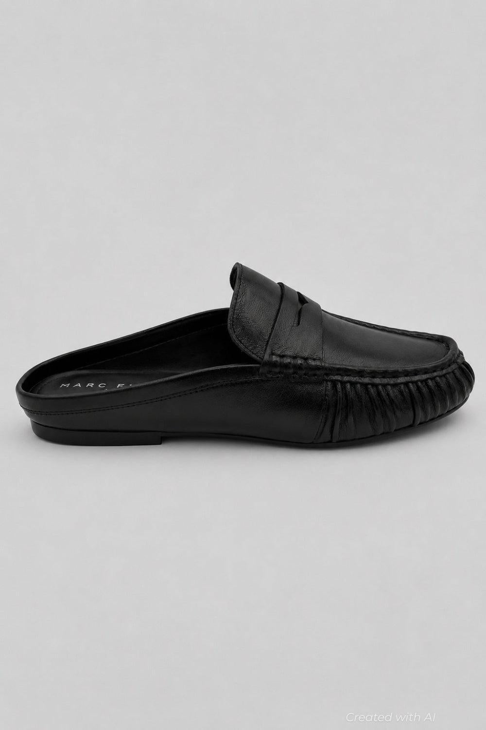 Women’s Jaynie Leather Mules - Black - Slip-On