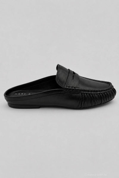 Women’s Jaynie Leather Mules - Black - Slip-On