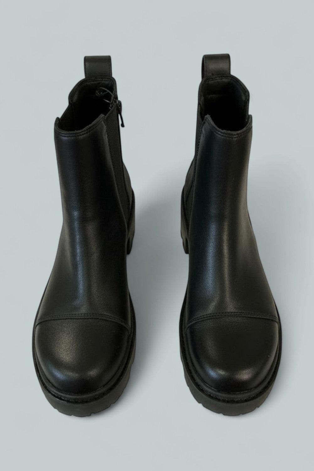 Women’s Joan Now Block Heel Chelsea Boots - Black - Boots
