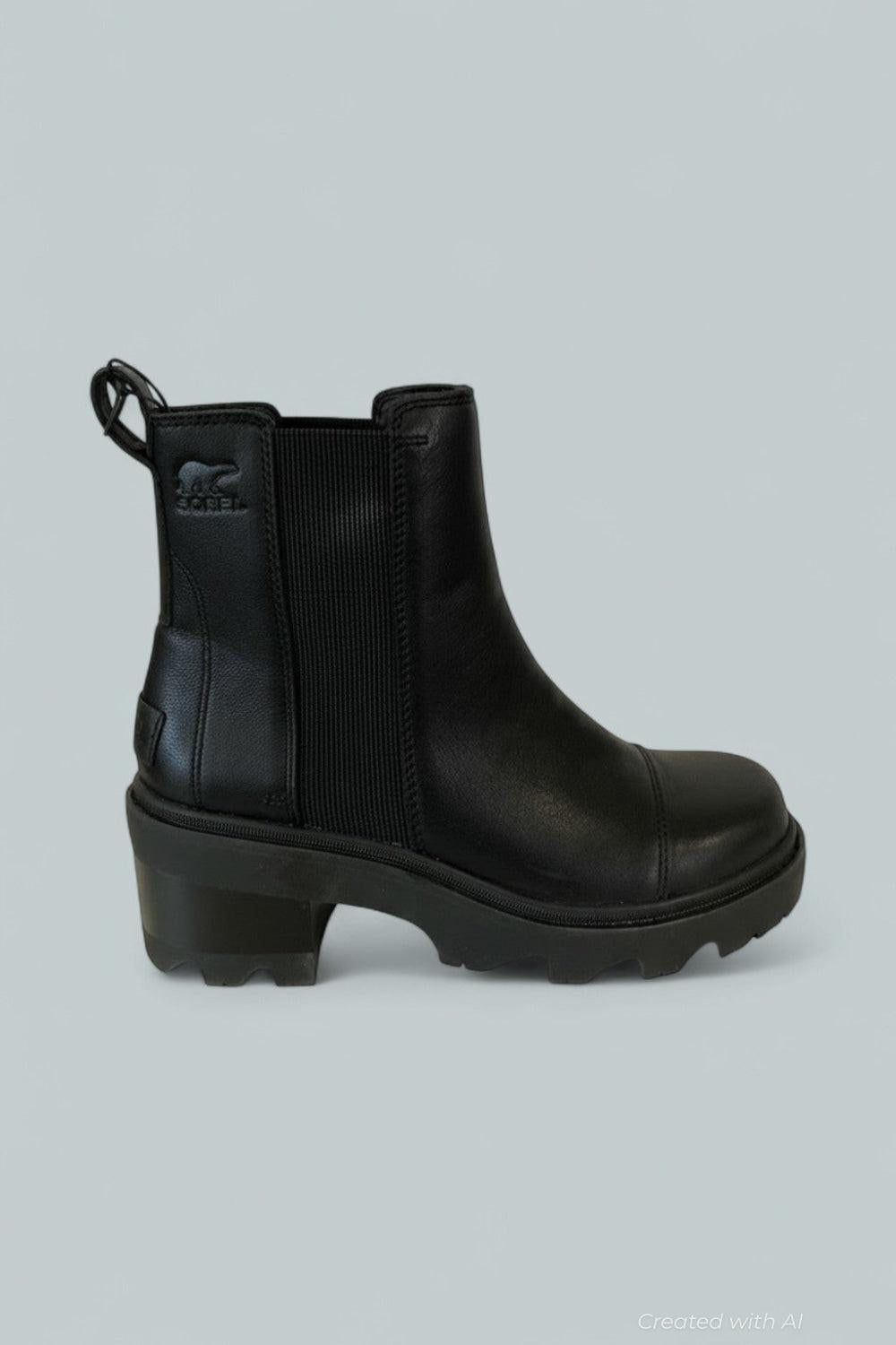 Women’s Joan Now Block Heel Chelsea Boots - Black - Boots
