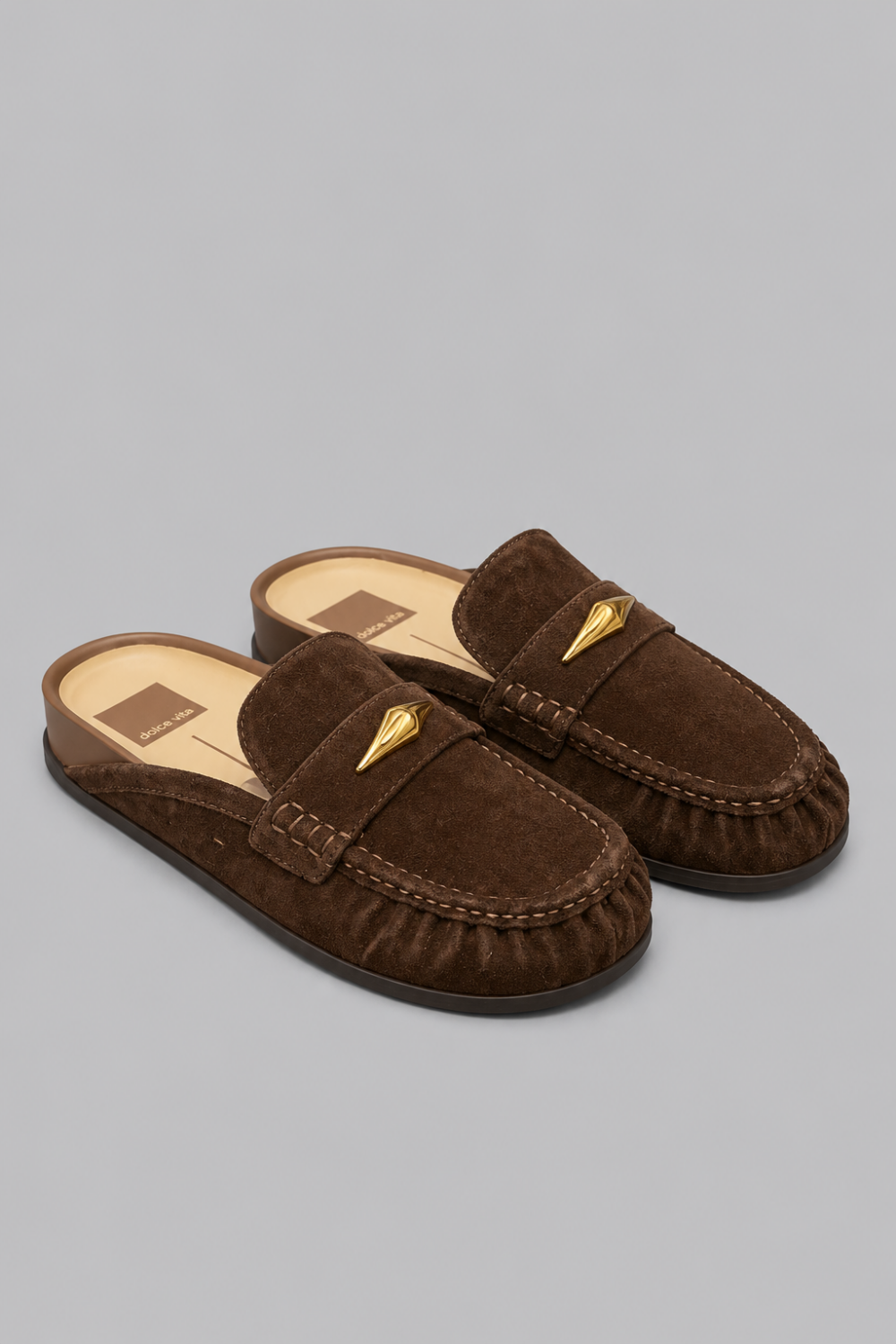 Women’s Jodero Loafer Mules - Dark Brown Suede - 7.5 - Mules
