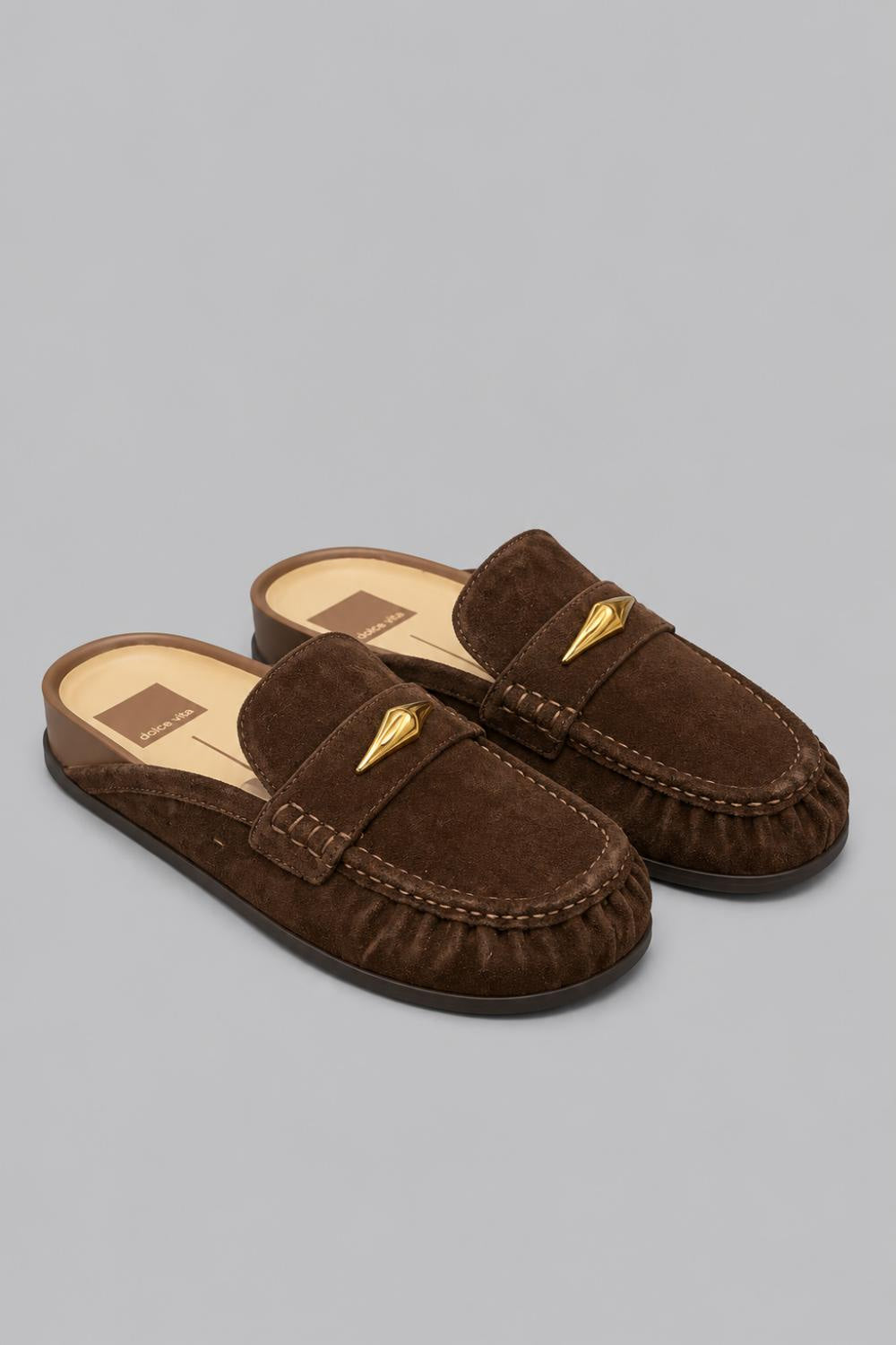 Women’s Jodero Loafer Mules - Dark Brown Suede - 7.5 - Mules