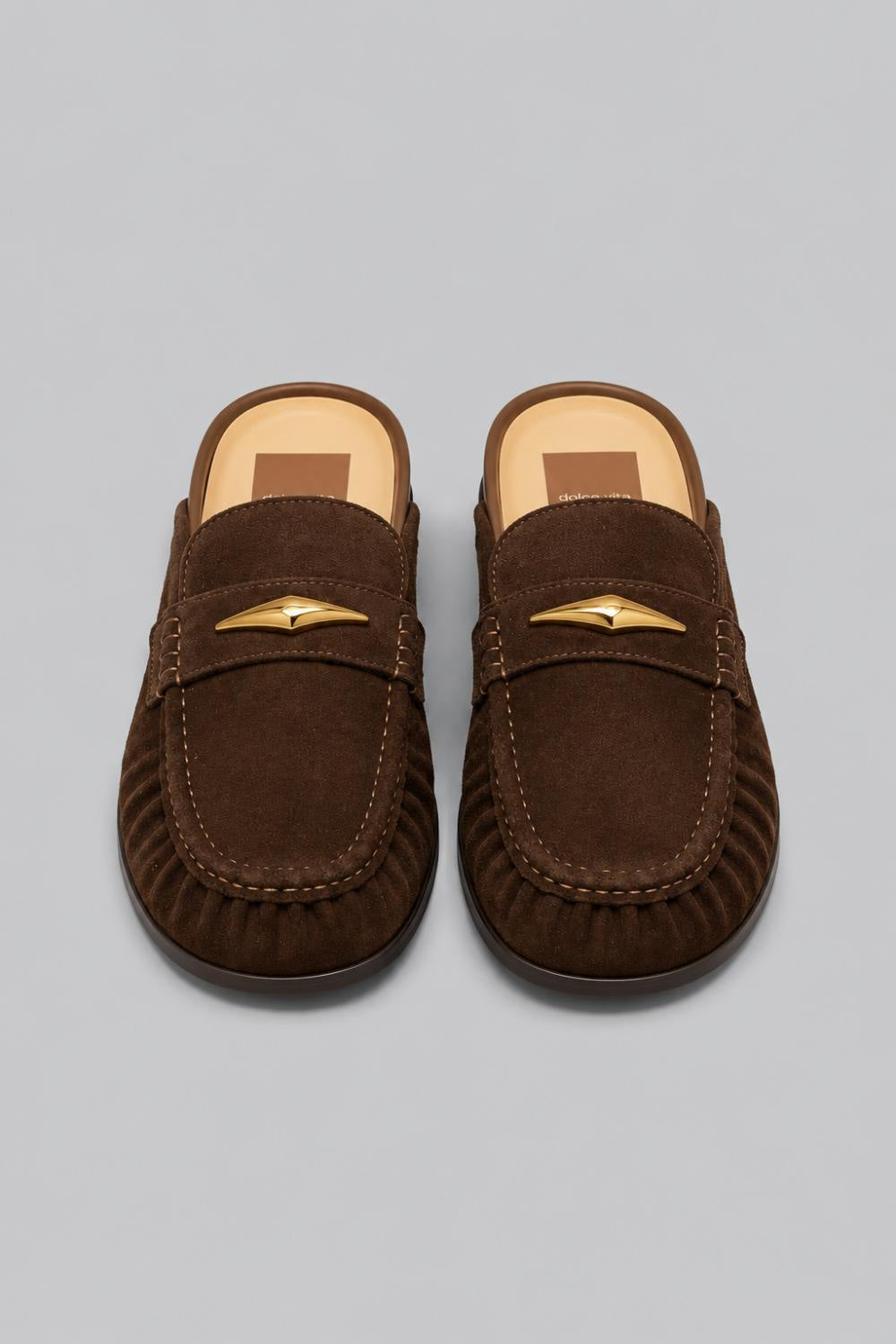 Women’s Jodero Loafer Mules - Dark Brown Suede - 7.5 - Mules