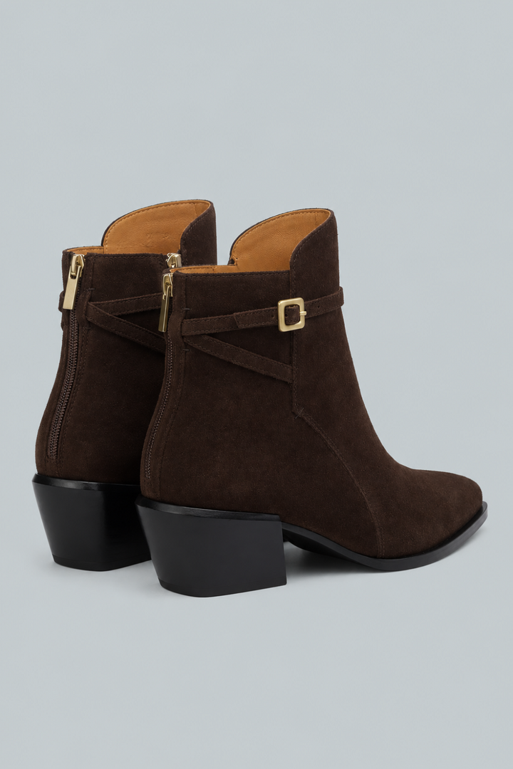 Women’s Joni Buckled Boots - Dark Espresso - Boots