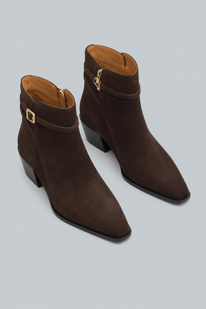 Women’s Joni Buckled Boots - Dark Espresso - Boots