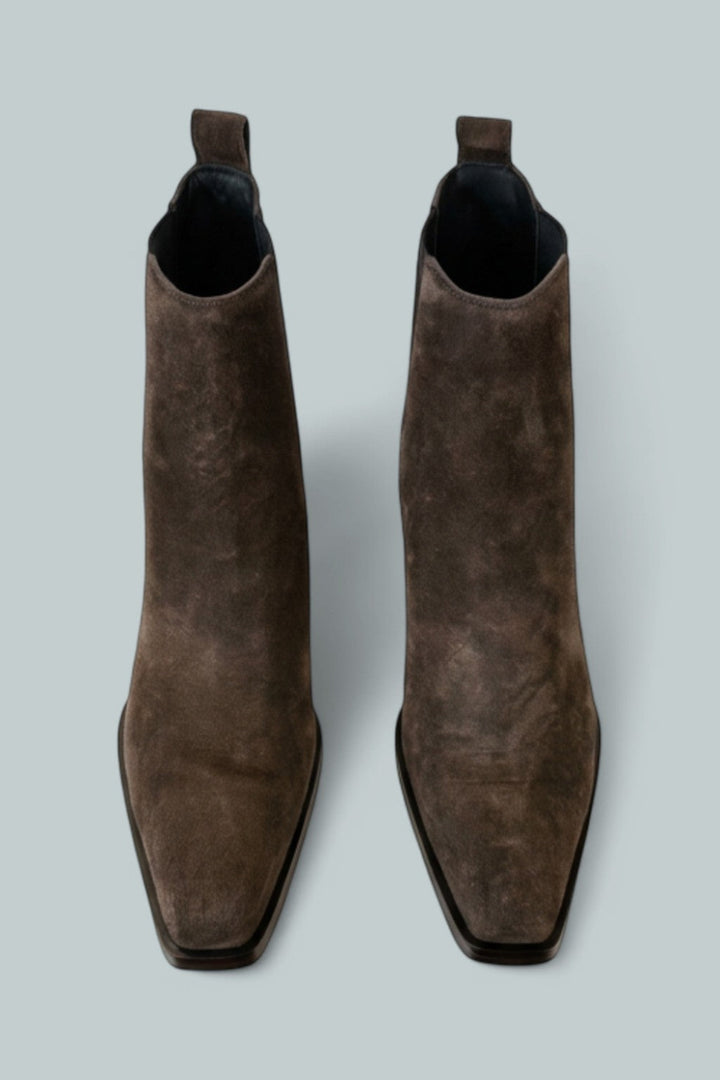 Women’s Joni Square Toe Chelsea Boots - Dark Espresso - 7.5 US / 37.5 EU - Boots