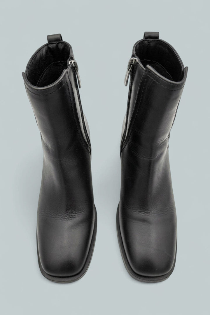 Women’s Jordan City Dry Leather Ankle Boots - Black - Boots