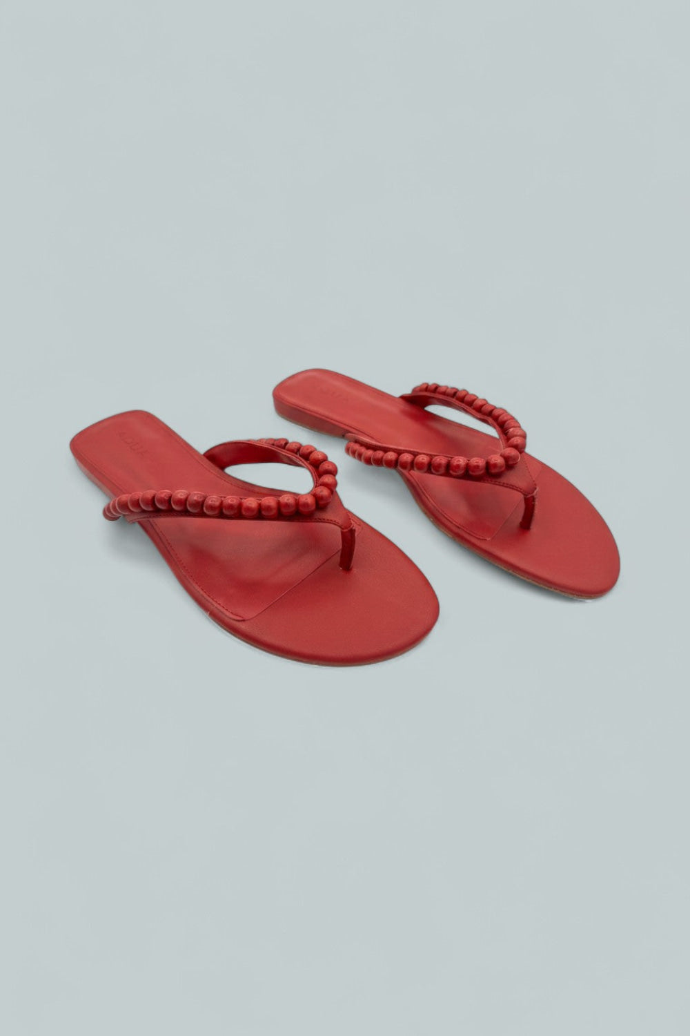 Women’s Jules Embellished Thong Sandals - Red - 11 - Flip Flop