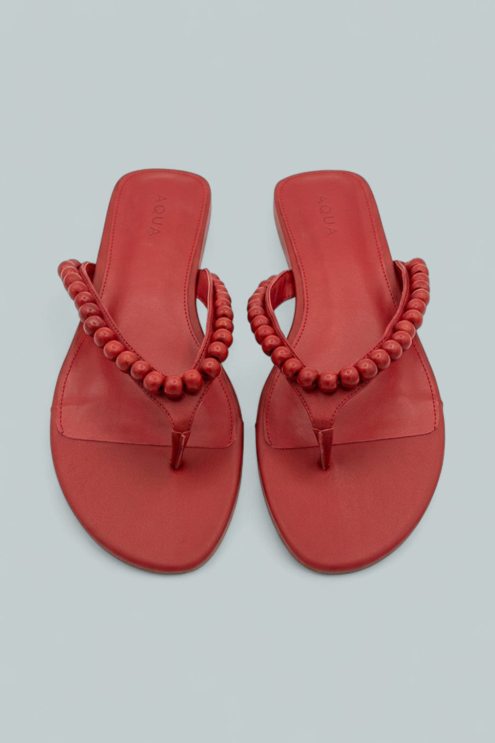 Women’s Jules Embellished Thong Sandals - Red - 11 - Flip Flop