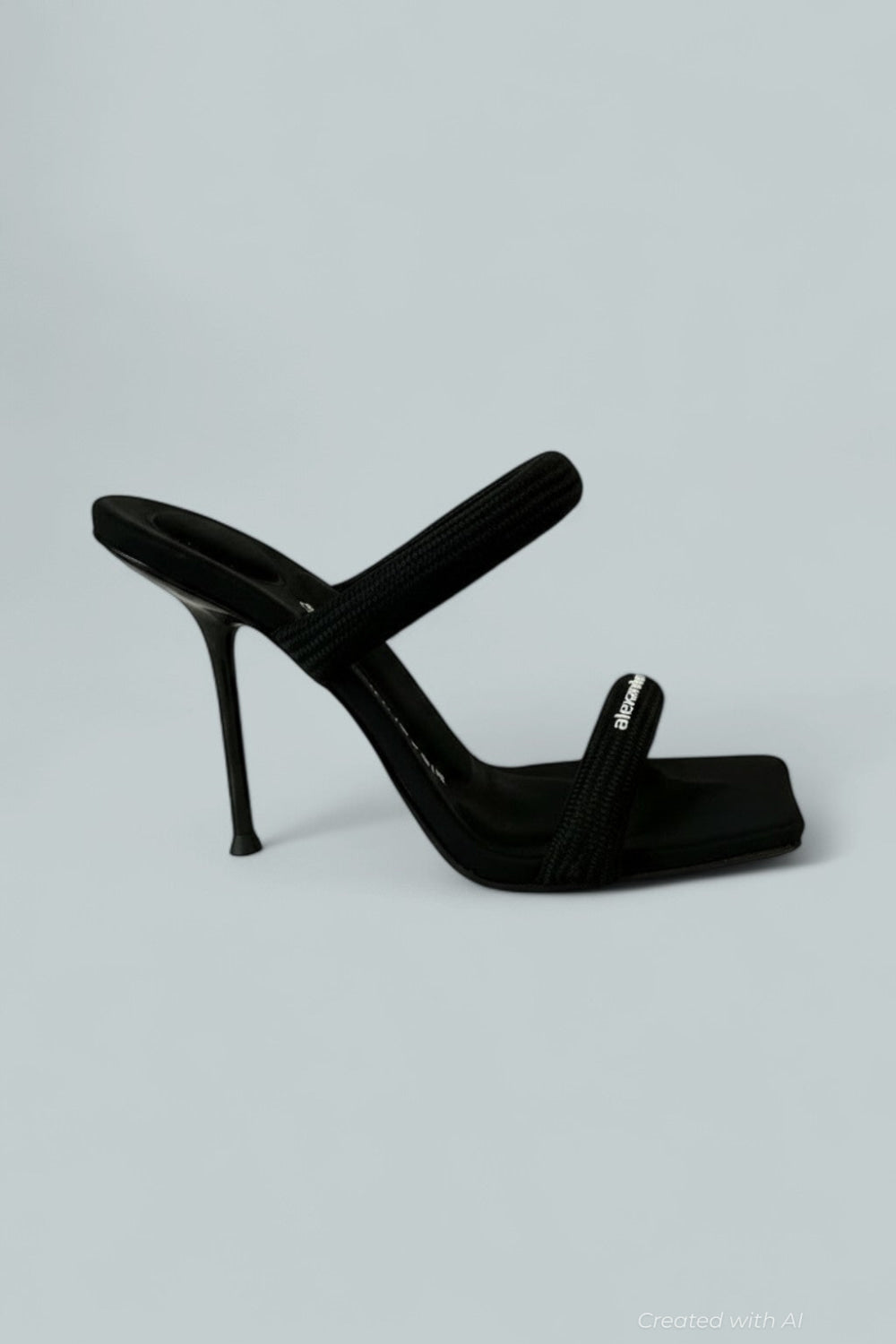 Women’s Julie Tubular High Heel Sandals - Black - 7.5 US / 37.5 EU - Sandal