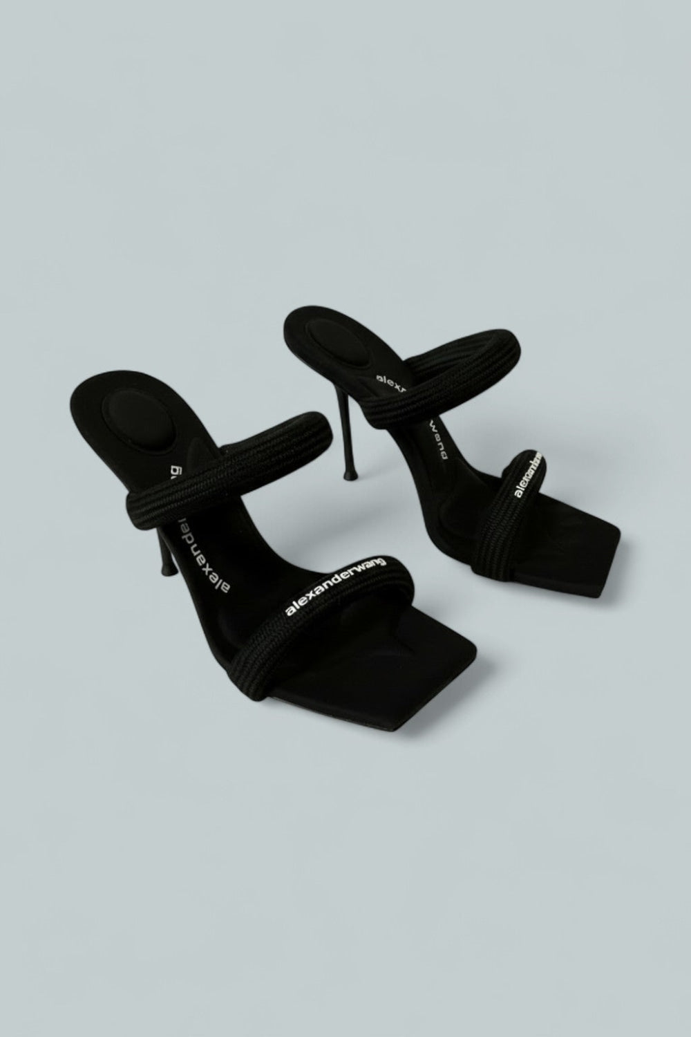 Women’s Julie Tubular High Heel Sandals - Black - 7.5 US / 37.5 EU - Sandal