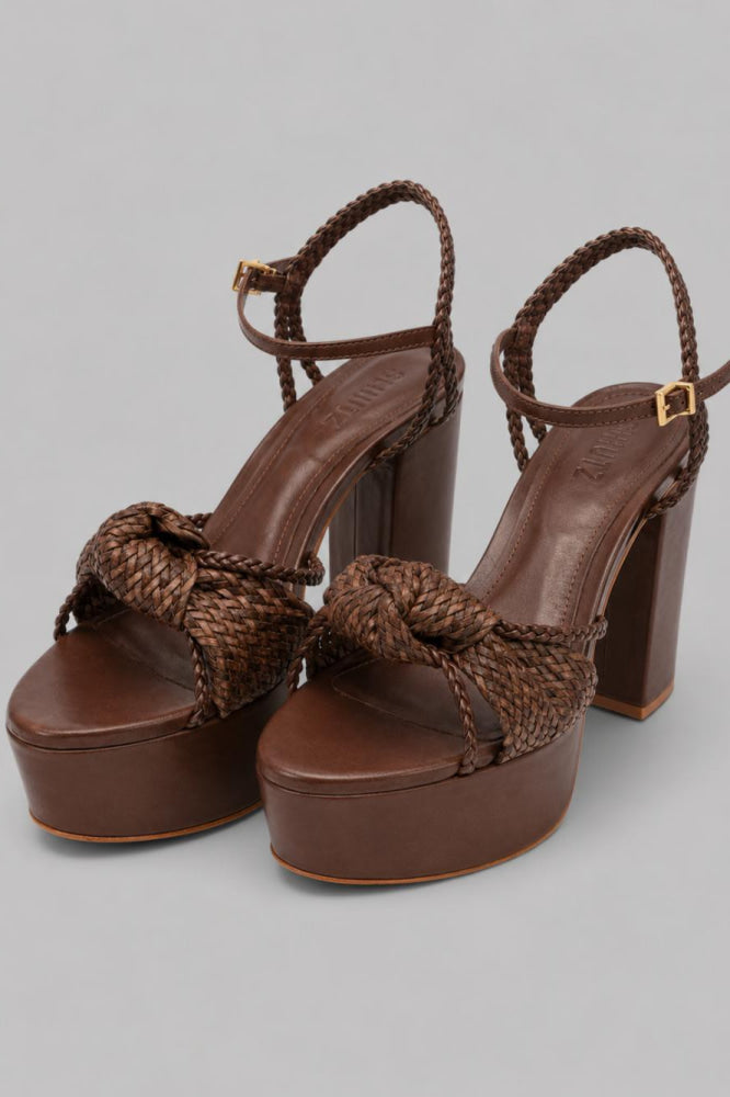Women’s Kalina Platform Sandals - Root Brown - 8 - Sandal