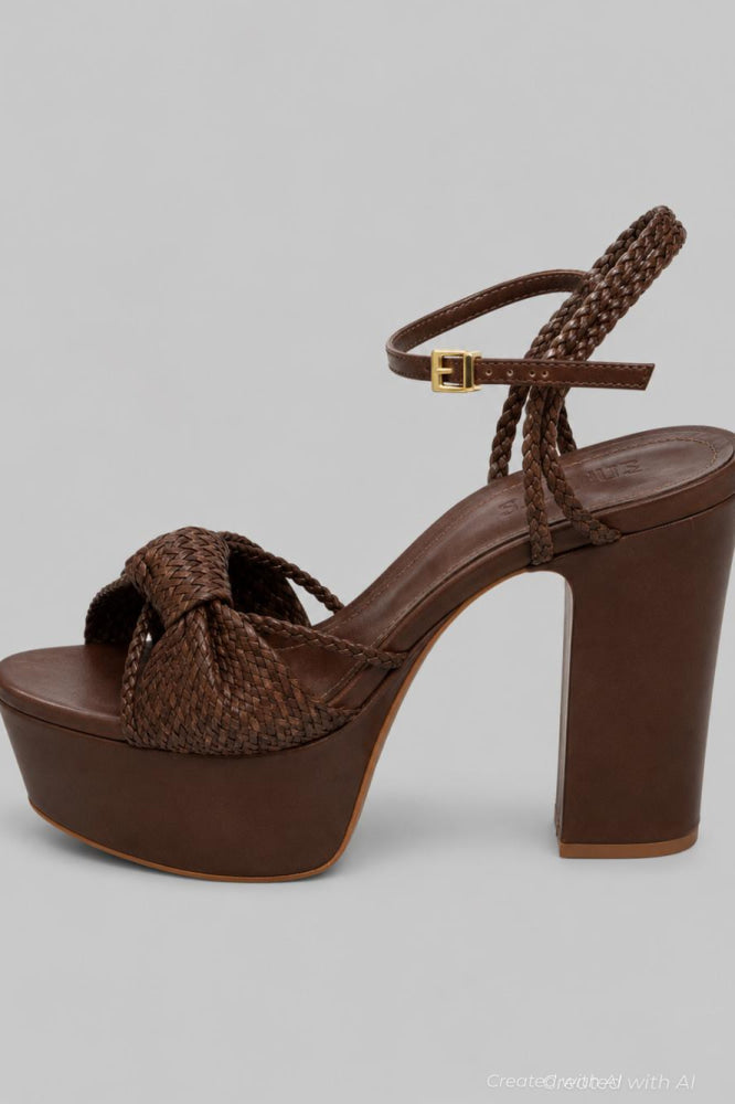 Women’s Kalina Platform Sandals - Root Brown - 8 - Sandal