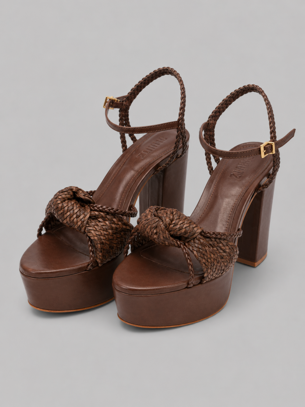Women’s Kalina Platform Sandals - Root Brown - 8 - Sandal