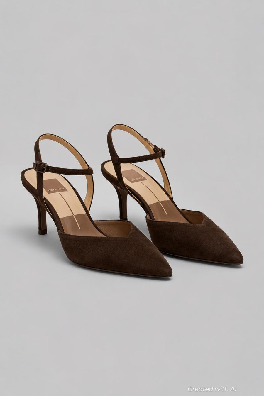 Women’s Kamra Pumps - Dark Brown Suede - 7.5 - Heels