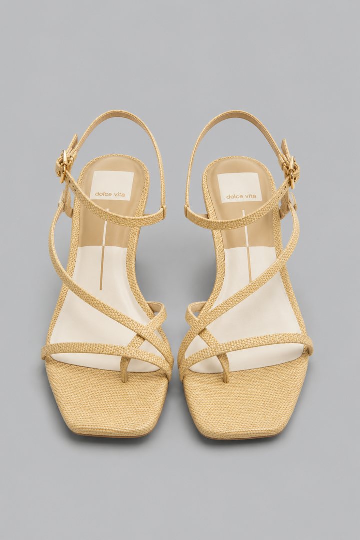 Women’s Karlos Ankle Strap Sandals - Natural Woven - Sandal