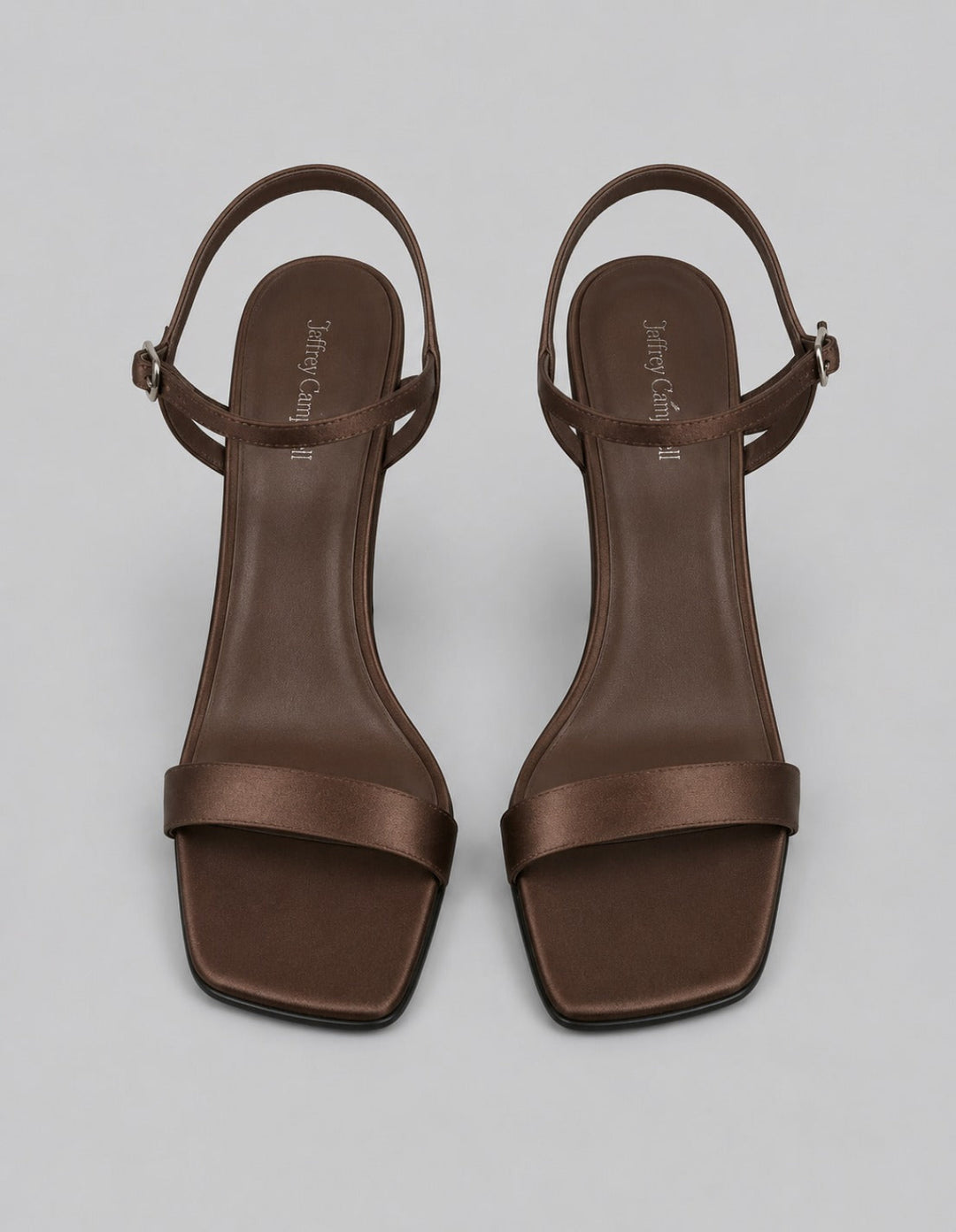 Women’s Kassandra Wedge Sandals - Brown Satin - 10 - Sandal