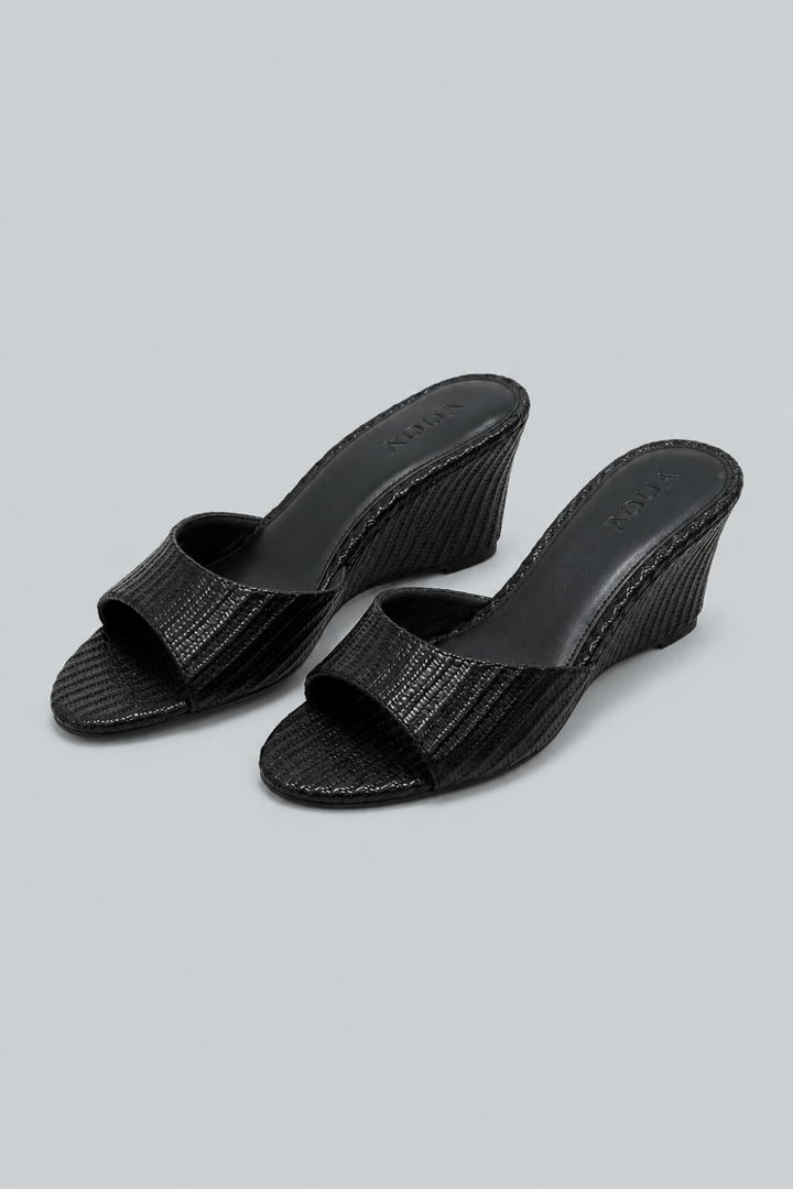 Women’s Katey Wedge Sandals - Black - Sandals
